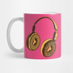 Donut Headphones Mug